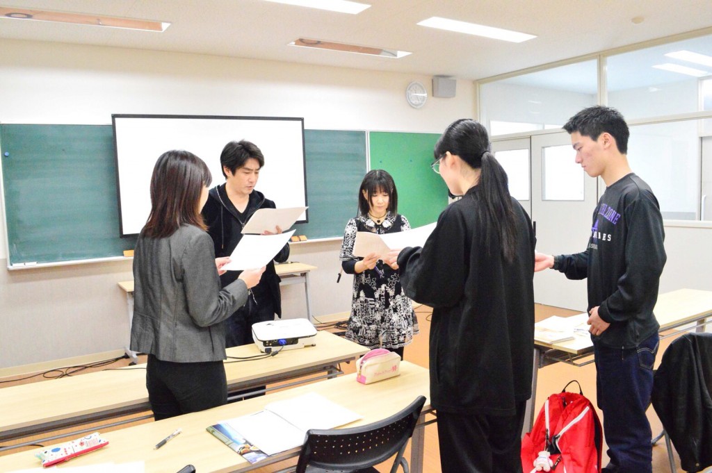 声優コース 特別授業を行いました 精華学園高等学校