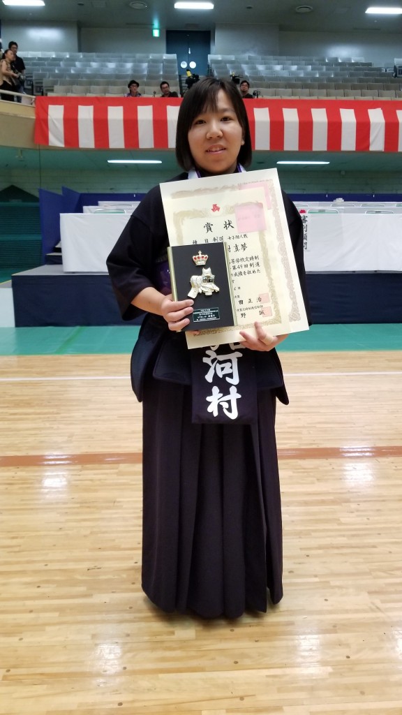 準優勝 河村 真夢